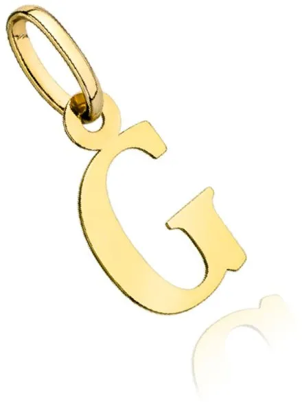 Zawieszka złota literka G • Złoto 585 0.22 g