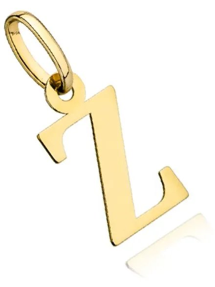 Zawieszka złota literka Z • Złoto 585 0.22 g