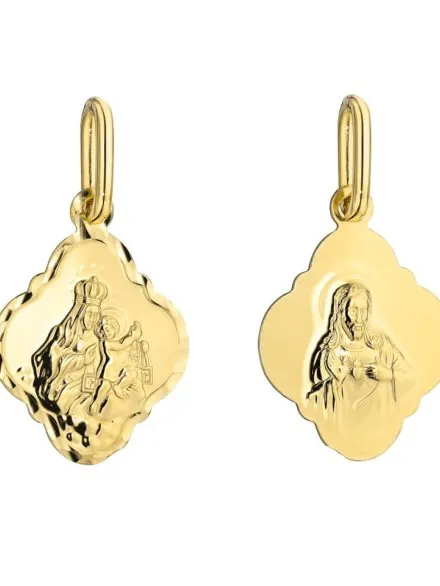 Medalik złoty szkaplerz pr. 585 zawieszka • Złoto 585 0.74 g