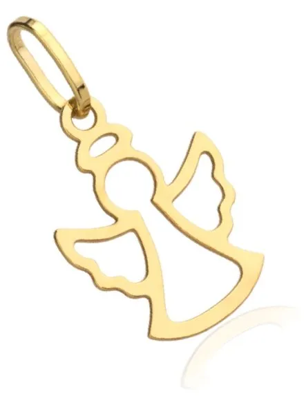 Złota zawieszka złota Aniołek pr. 585 • Złoto 585 0.30 g