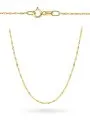Łańcuszek złoty splot singapure 45 cm • Złoto 585 0.86 g