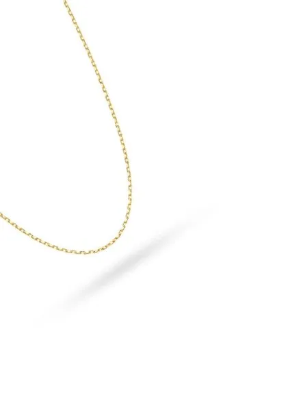 Łańcuszek złoty splot ankier 42+3 cm z przedłużką • Złoto 585 0.80 g