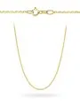 Łańcuszek złoty 45 cm splot rolo diamentowany • Złoto 585 0.93 g