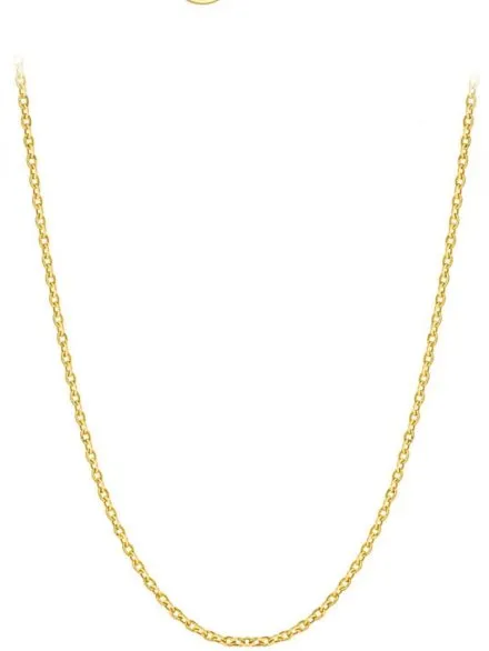 Łańcuszek złoty 45 cm splot rolo diamentowany • Złoto 585 0.93 g