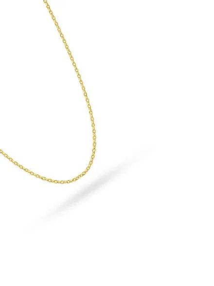 Łańcuszek złoty 45 cm splot rolo diamentowany • Złoto 585 0.93 g