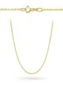 Łańcuszek złoty 42 cm splot rolo diamentowany • Złoto 585 1.81 g