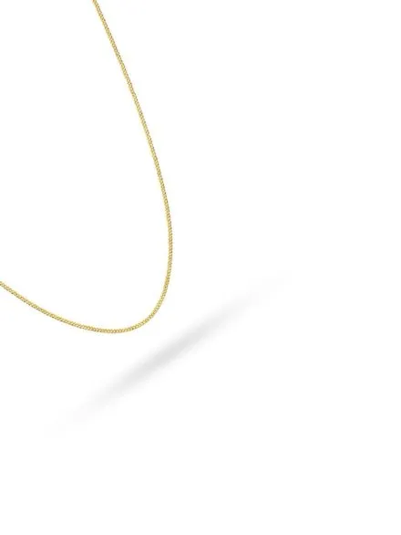 Łańcuszek złoty 45 cm splot pancerka gładka • Złoto 585 0.92 g