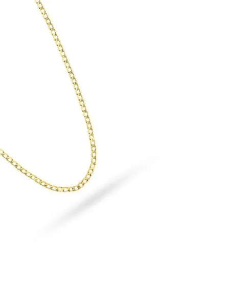 Łańcuszek złoty 42 cm splot pancerka nacinana • Złoto 585 1.64 g