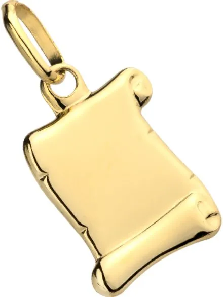 Złota zawieszka papirus • Złoto 585 0.63 g