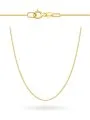 Złoty łańcuszek 42 cm splot kostka  • Złoto 585 0.91 g