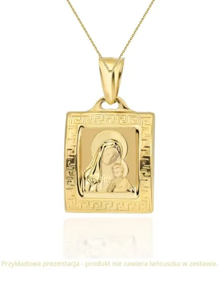 Medalik Matka Boska w obrazie pr. 585 • Złoto 585 0.99 g