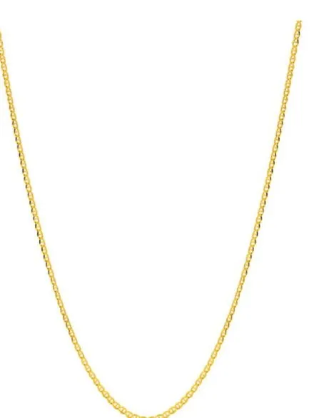 Złoty łańcuszek 50 cm splot gucci płaski • Złoto 585 1.51 g