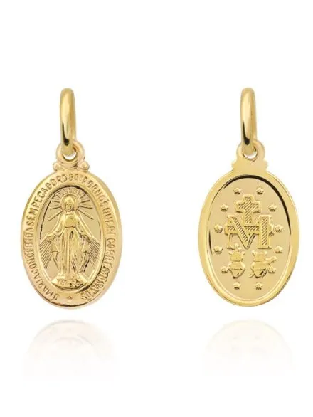 Cudowny Medalik zawieszka średni pr. 585 • Złoto 585 1.06 g