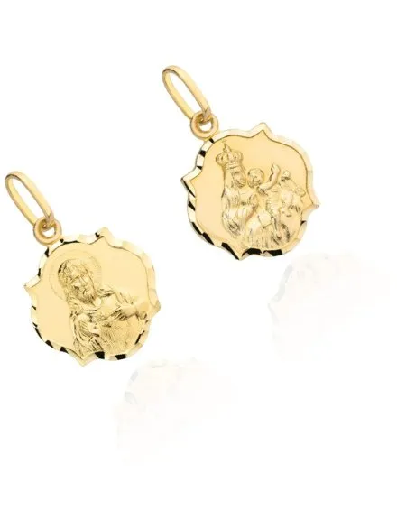 Medalik złoty szkaplerz pr. 585 zawieszka • Złoto 585 0.84 g