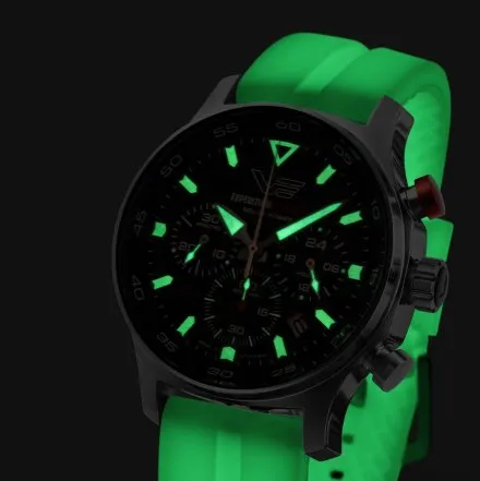 Vostok Europe South Pole Solar VR42-592A761 - czerwony zegarek męski 200m