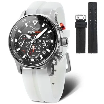 Vostok Europe South Pole Solar VR42-592A761 - biały zegarek męski 200m