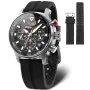 Vostok Europe South Pole Solar VR42-592A761 - zestaw czarny zegarek męski 200m