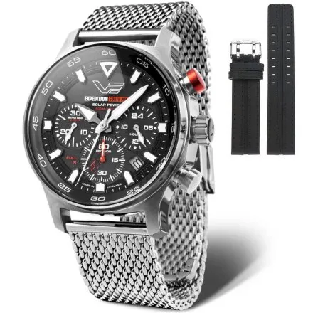 Vostok Europe South Pole Solar VR42-592A761 - srebrny zegarek męski 200m