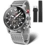Vostok Europe South Pole Solar VR42-592A761B - srebrny zegarek męski 200m