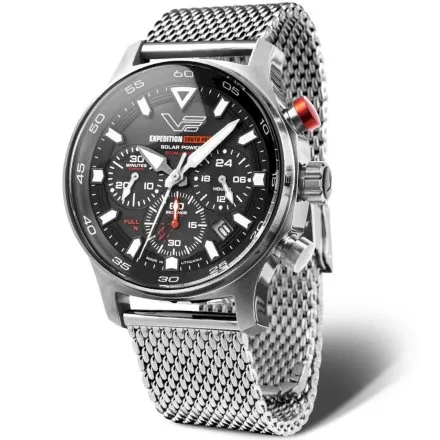 Vostok Europe South Pole Solar VR42-592A761 - srebrny zegarek męski 200m