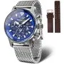 Vostok Europe South Pole Solar VR42-592A762B - srebrny niebieski zegarek męski 200m