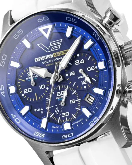 Vostok Europe South Pole Solar VR42-592A762 - biały zegarek męski 200m