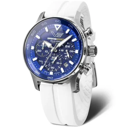 Vostok Europe South Pole Solar VR42-592A762 - biały zegarek męski 200m