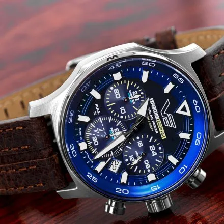Vostok Europe South Pole Solar VR42-592A762 - niebieski zegarek męski 200m