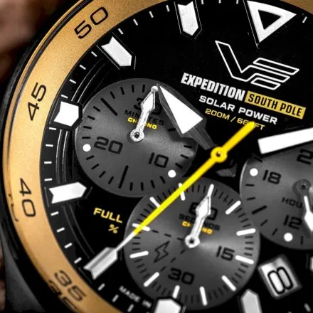 Vostok Europe South Pole Solar VR42-592C763 zestaw czarny-biały zegarek męski 200m