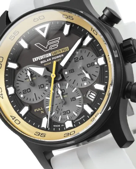 Vostok Europe South Pole Solar VR42-592C763 zestaw czarny-biały zegarek męski 200m