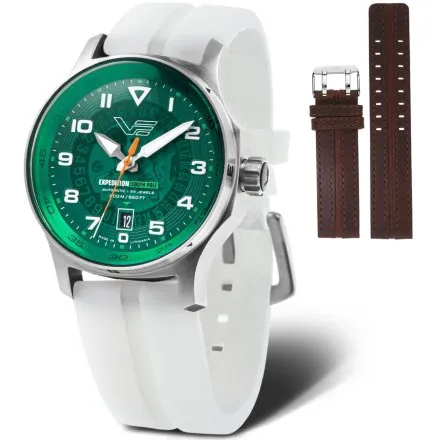 Vostok Europe South Pole Automat biały-zielony NH35A-592A759 zegarek męski 200m