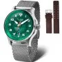 Vostok Europe South Pole Automat srebrny-zielony NH35A-592A759B zegarek męski 200m