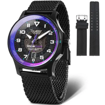 Vostok Europe South Pole Automat czarny z bransoletą NH35-592C760B zegarek męski 200m