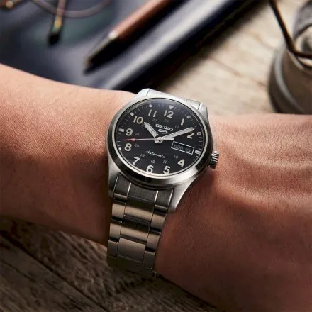 Seiko SRPG27K1 5 Sports Automatic męski zegarek automatyczny na bransolecie