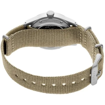 Seiko SRPG35K1 5 Sports Automatic męski zegarek automatyczny beżowy pasek