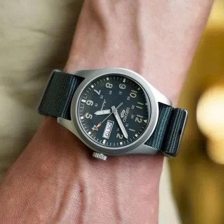 Seiko SRPG31K1 5 Sports Automatic męski zegarek automatyczny czarne pasek