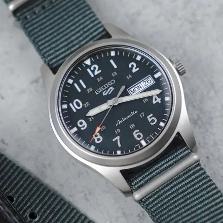 Seiko SRPG31K1 5 Sports Automatic męski zegarek automatyczny czarne pasek