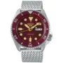 Seiko SRPD69K1 5 Sports Automatic męski zegarek automatyczny z czerwoną tarczą