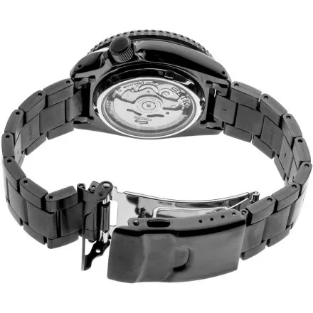 Seiko SRPD65K1 5 Sports Automatic czarny męski zegarek automatyczny