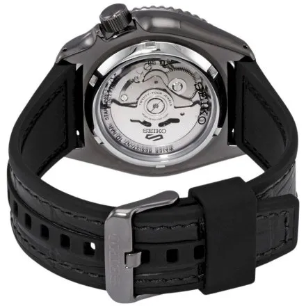 Seiko SRPD65K3 5 Sports Automatic czarny męski zegarek automatyczny