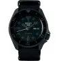 Seiko SRPD79K1 5 Sports Automatic czarny męski zegarek automatyczny parciany pasek
