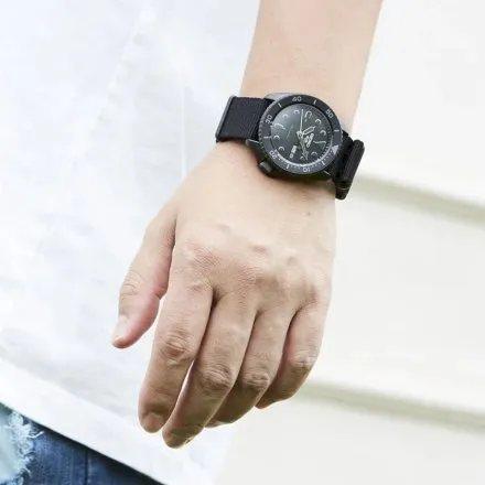 Seiko SRPD79K1 5 Sports Automatic czarny męski zegarek automatyczny parciany pasek