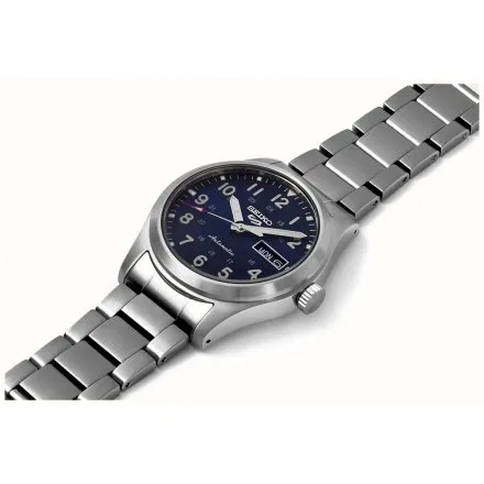 Seiko SRPG29K1 5 Sports Automatic męski zegarek automatyczny z niebieską tarczą