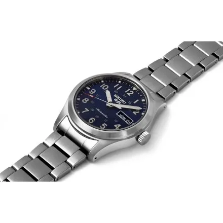 Seiko SRPG29K1 5 Sports Automatic męski zegarek automatyczny z niebieską tarczą