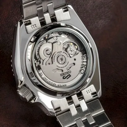 Seiko SSK001K1 5 Sports SKX GMT męski zegarek automatyczny z czarną tarczą