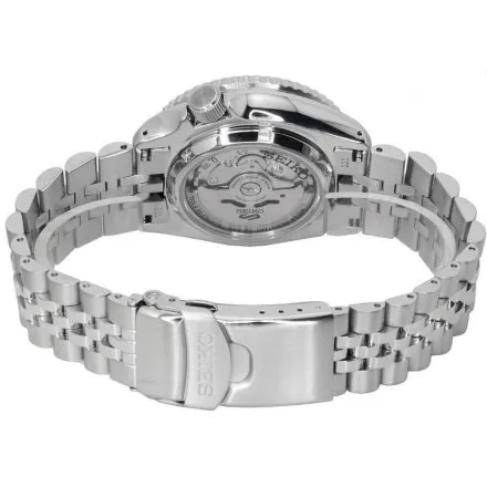 Seiko SSK001K1 5 Sports SKX GMT męski zegarek automatyczny z czarną tarczą