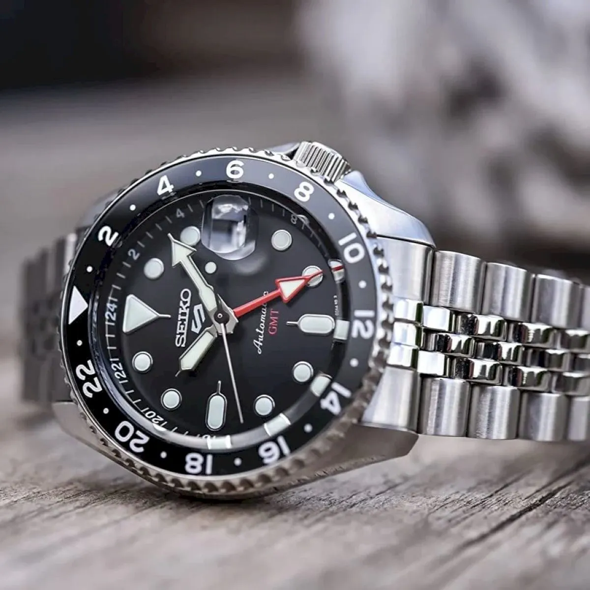 Seiko SSK001K1 5 Sports SKX GMT męski zegarek automatyczny z