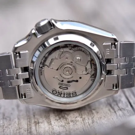 Seiko SSK005K1 5 Sports GMT Mikan Orange zegarek z pomarańczową tarczą