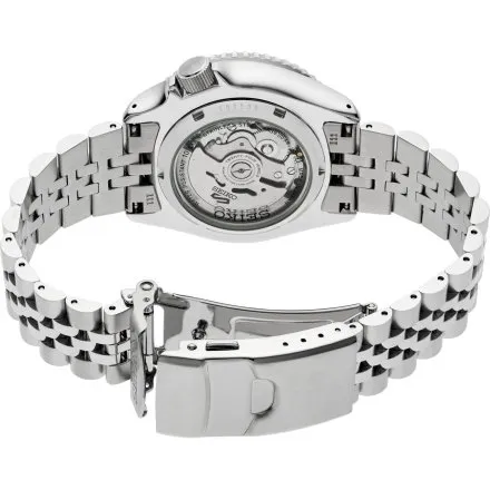 Seiko SSK035K1 5 Sports GMT męski zegarek automatyczny srebrny zielona tarcza