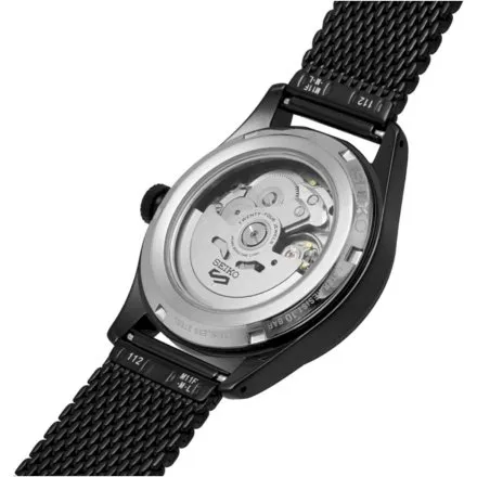 Seiko SRPH25K1 5 Sports Automatic czarny męski zegarek automatyczny